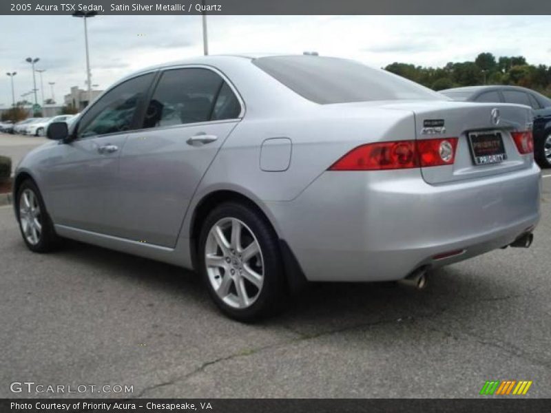 Satin Silver Metallic / Quartz 2005 Acura TSX Sedan