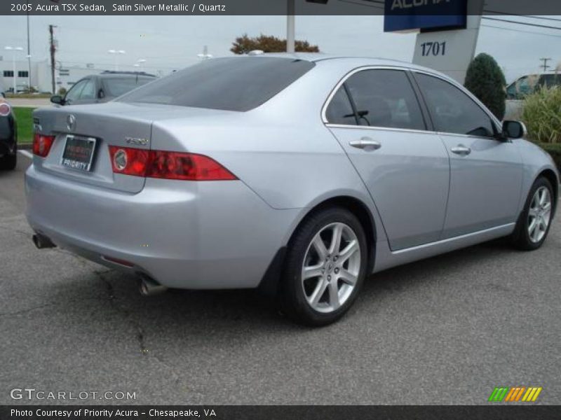Satin Silver Metallic / Quartz 2005 Acura TSX Sedan