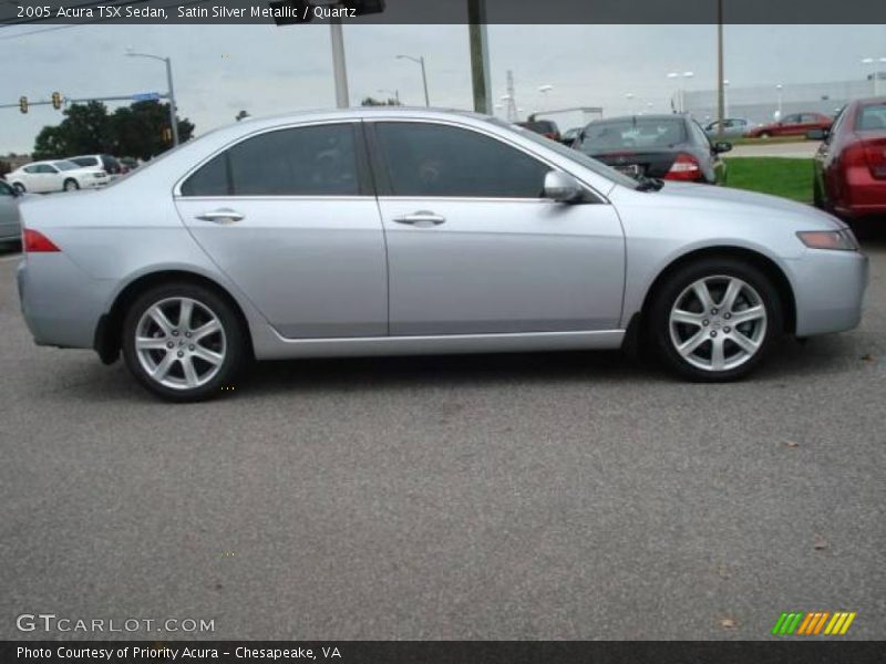 Satin Silver Metallic / Quartz 2005 Acura TSX Sedan