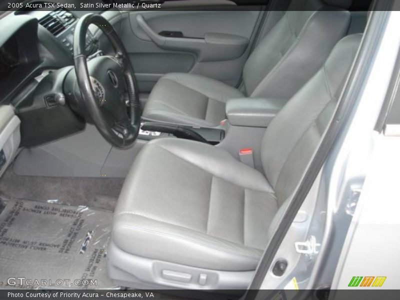 Satin Silver Metallic / Quartz 2005 Acura TSX Sedan