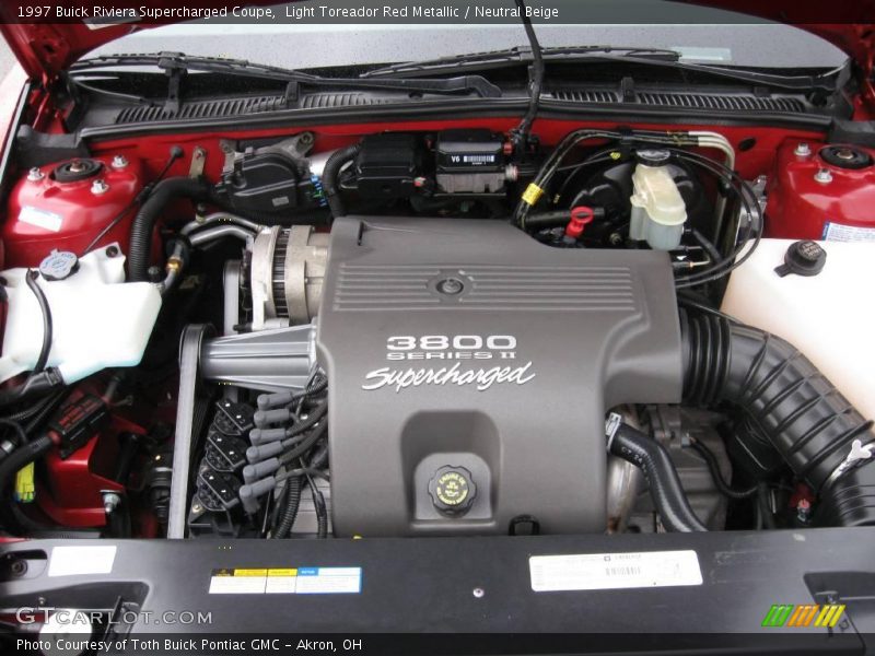  1997 Riviera Supercharged Coupe Engine - 3.8 Liter OHV 12-Valve V6