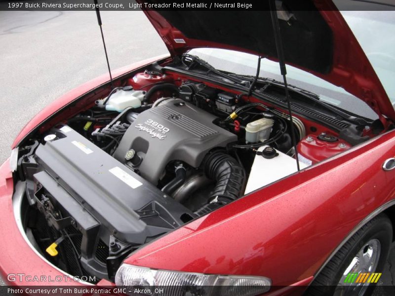  1997 Riviera Supercharged Coupe Engine - 3.8 Liter OHV 12-Valve V6