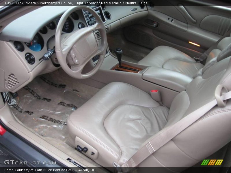 Neutral Beige Interior - 1997 Riviera Supercharged Coupe 
