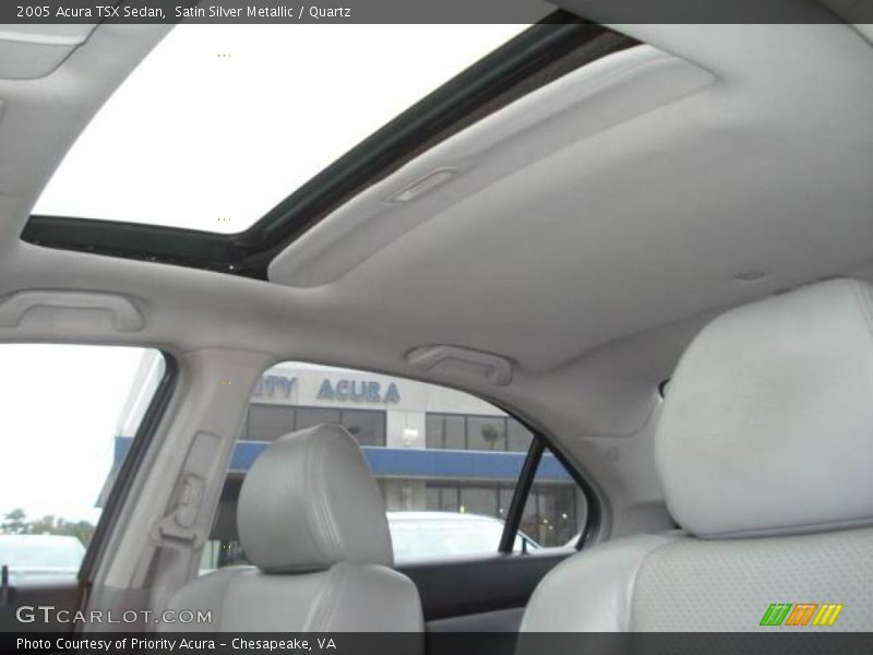 Satin Silver Metallic / Quartz 2005 Acura TSX Sedan