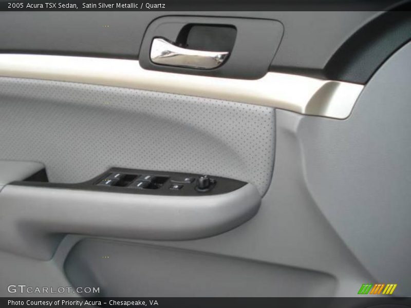 Satin Silver Metallic / Quartz 2005 Acura TSX Sedan
