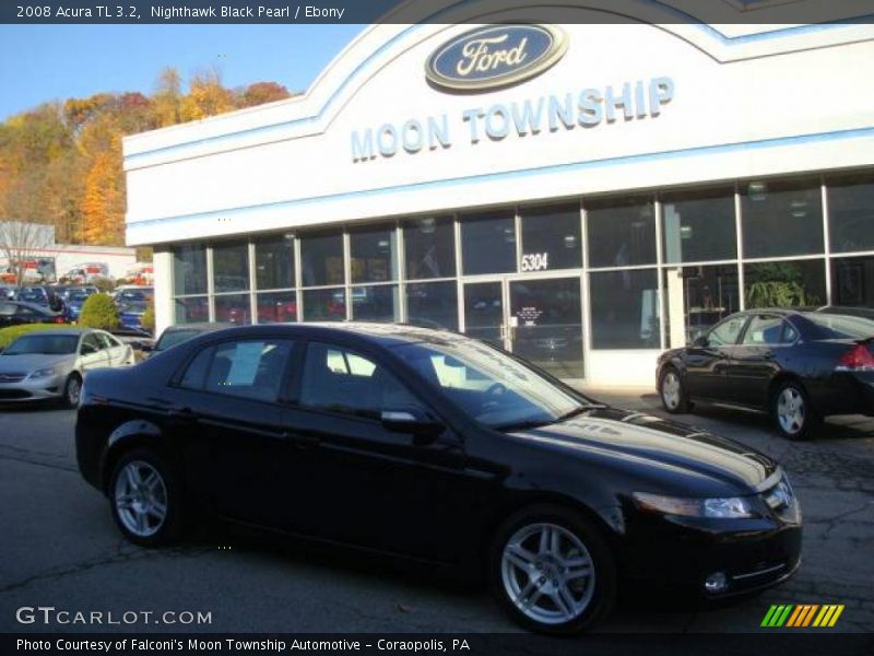 Nighthawk Black Pearl / Ebony 2008 Acura TL 3.2