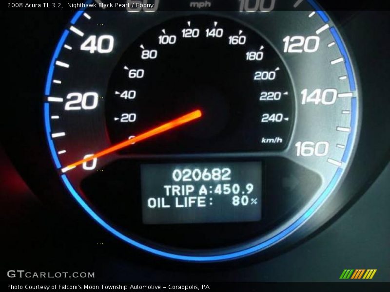 Nighthawk Black Pearl / Ebony 2008 Acura TL 3.2