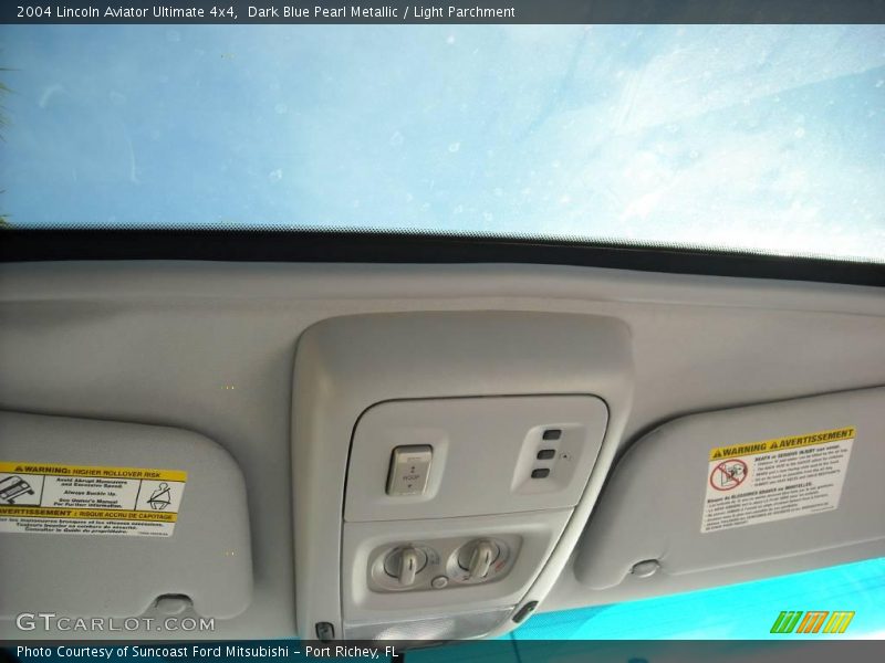 Dark Blue Pearl Metallic / Light Parchment 2004 Lincoln Aviator Ultimate 4x4