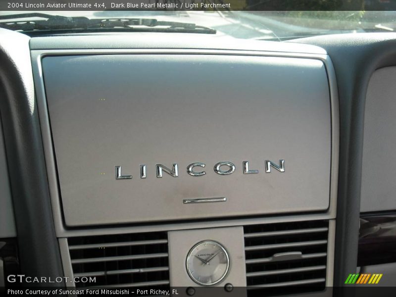 Dark Blue Pearl Metallic / Light Parchment 2004 Lincoln Aviator Ultimate 4x4