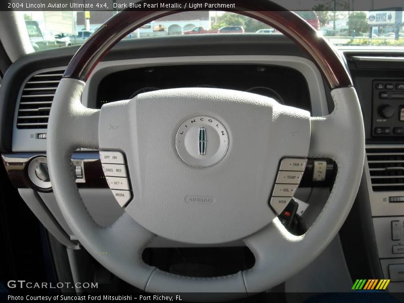 Dark Blue Pearl Metallic / Light Parchment 2004 Lincoln Aviator Ultimate 4x4