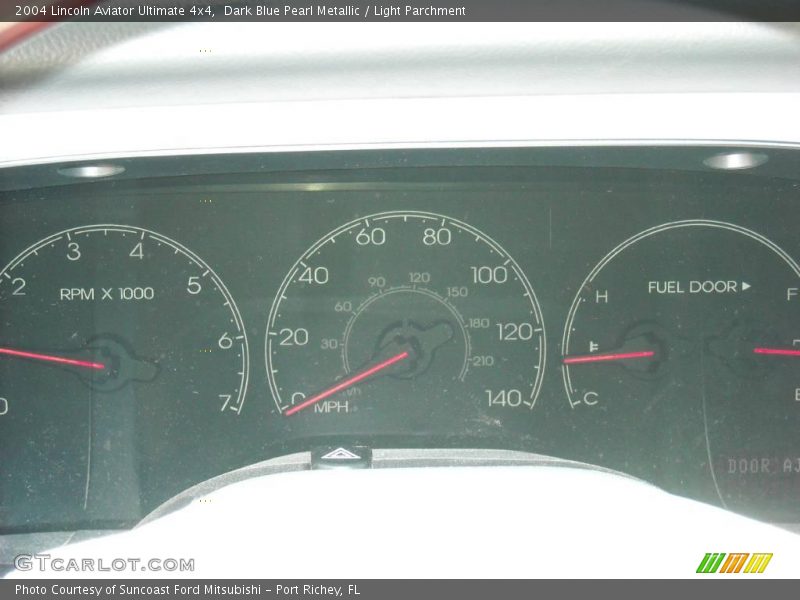 Dark Blue Pearl Metallic / Light Parchment 2004 Lincoln Aviator Ultimate 4x4