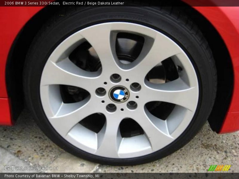 Electric Red / Beige Dakota Leather 2006 BMW 3 Series 330i Sedan