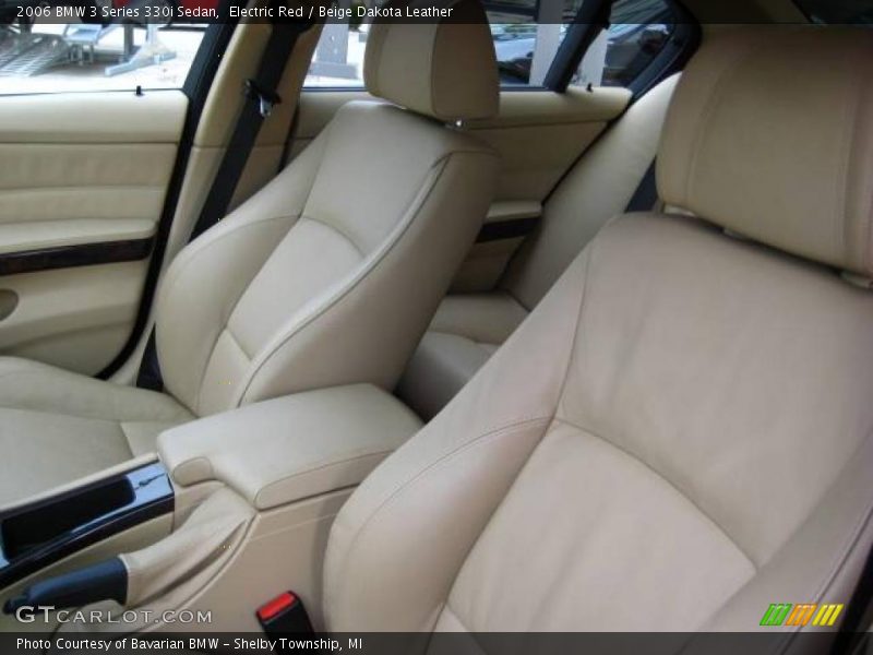 Electric Red / Beige Dakota Leather 2006 BMW 3 Series 330i Sedan