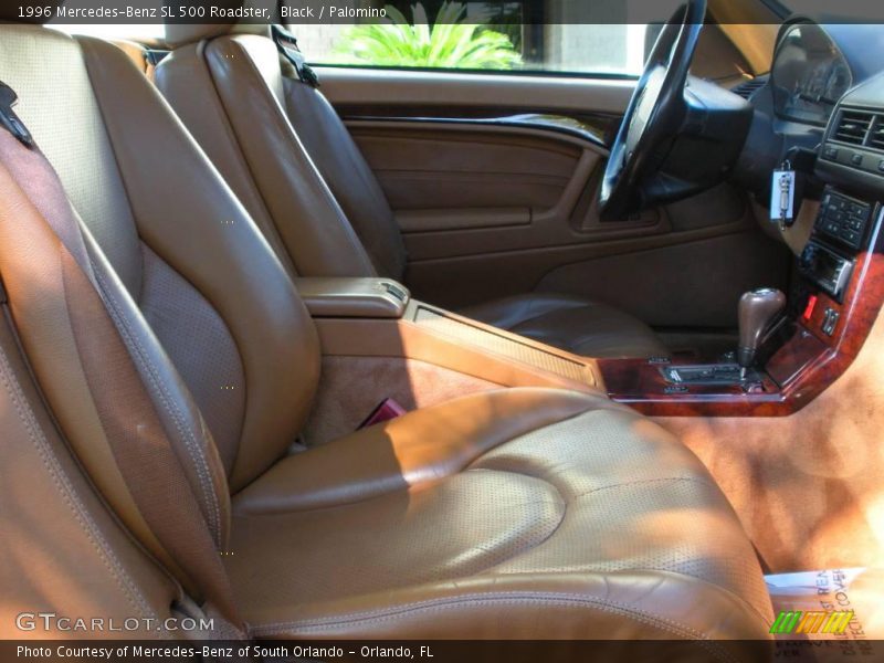 Black / Palomino 1996 Mercedes-Benz SL 500 Roadster