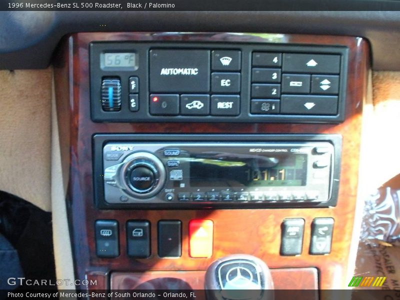 Black / Palomino 1996 Mercedes-Benz SL 500 Roadster