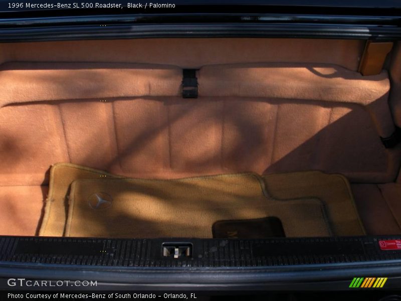 Black / Palomino 1996 Mercedes-Benz SL 500 Roadster