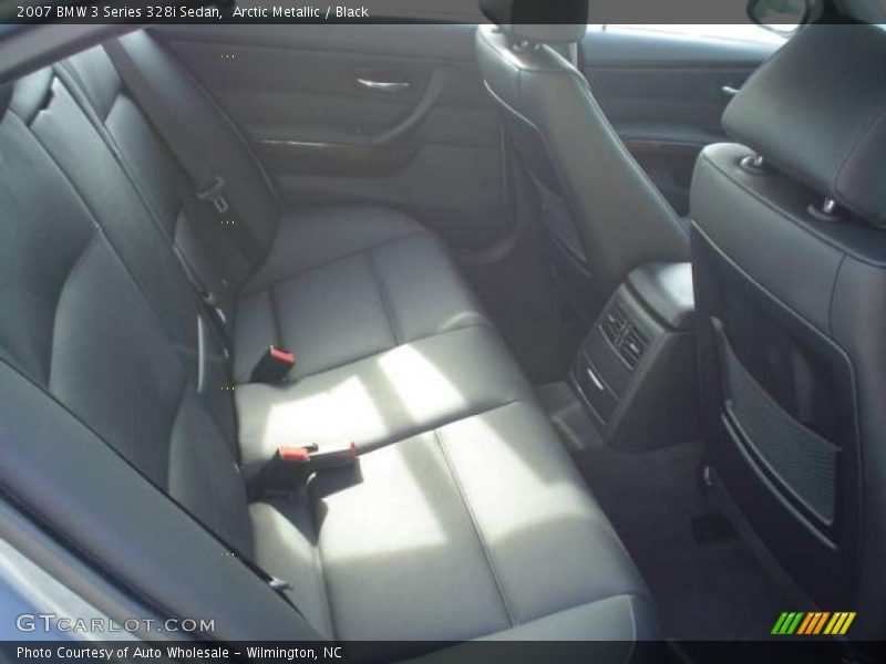 Arctic Metallic / Black 2007 BMW 3 Series 328i Sedan