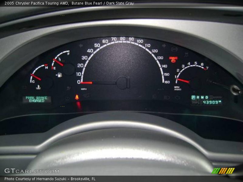 Butane Blue Pearl / Dark Slate Gray 2005 Chrysler Pacifica Touring AWD