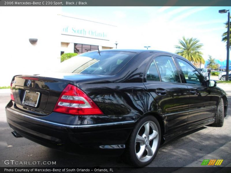 Black / Black 2006 Mercedes-Benz C 230 Sport