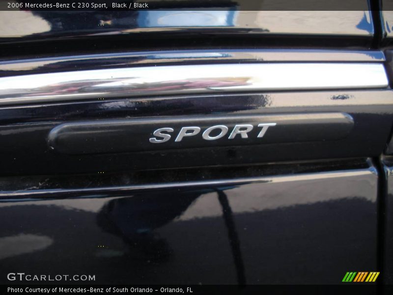 Black / Black 2006 Mercedes-Benz C 230 Sport
