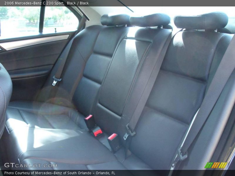 Black / Black 2006 Mercedes-Benz C 230 Sport