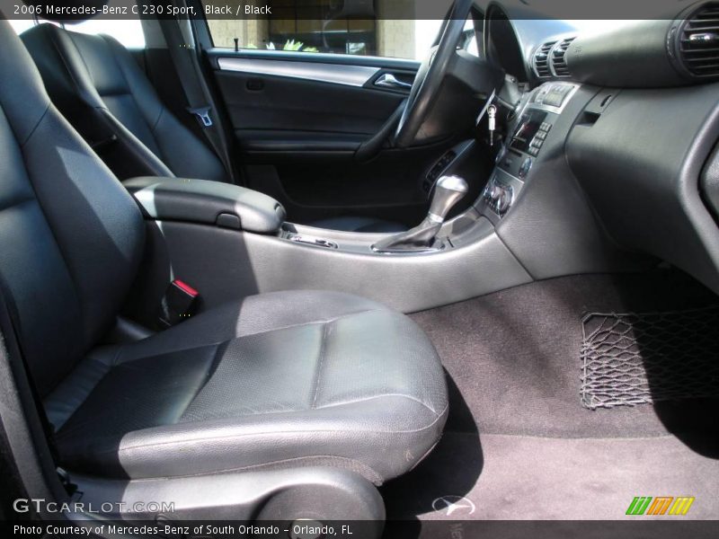 Black / Black 2006 Mercedes-Benz C 230 Sport