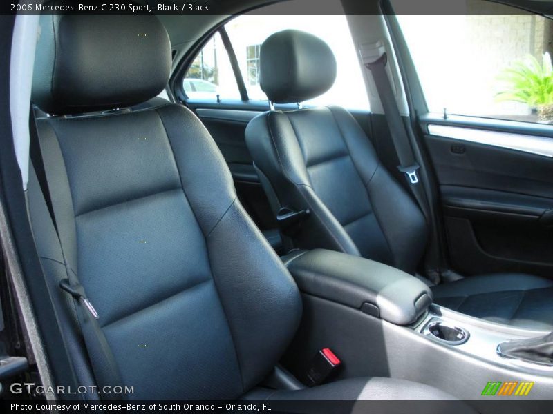Black / Black 2006 Mercedes-Benz C 230 Sport