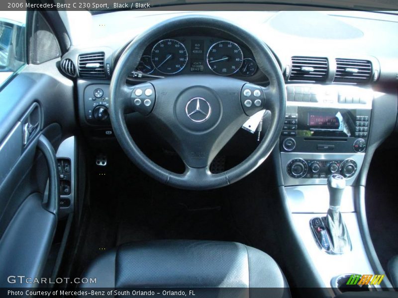 Black / Black 2006 Mercedes-Benz C 230 Sport