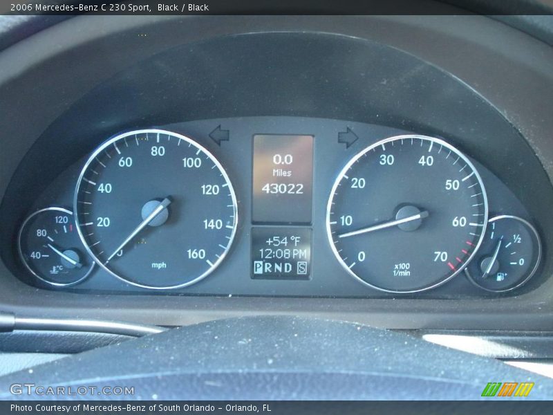 Black / Black 2006 Mercedes-Benz C 230 Sport