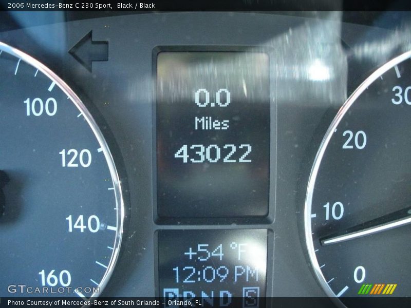 Black / Black 2006 Mercedes-Benz C 230 Sport