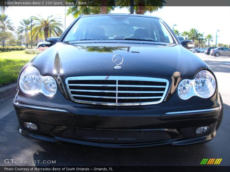 Black / Black 2006 Mercedes-Benz C 230 Sport