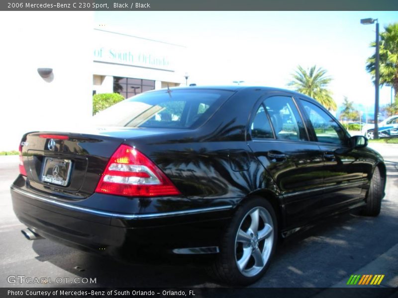 Black / Black 2006 Mercedes-Benz C 230 Sport