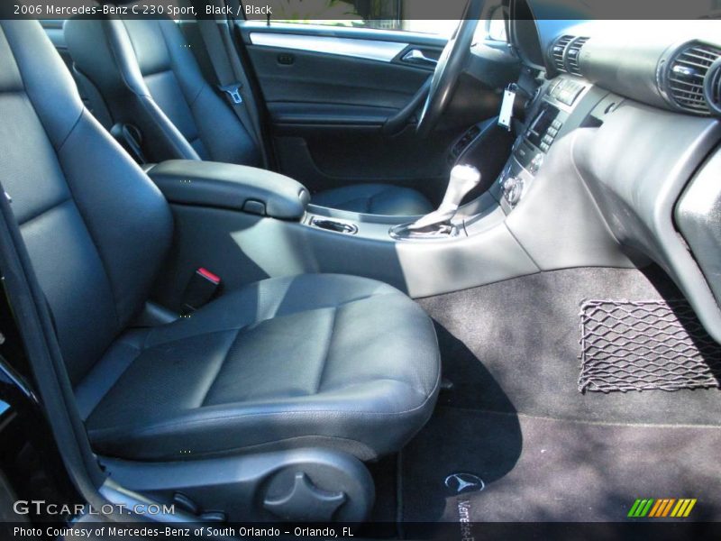 Black / Black 2006 Mercedes-Benz C 230 Sport