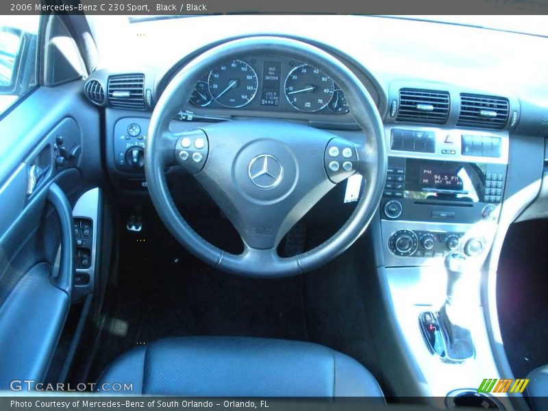 Black / Black 2006 Mercedes-Benz C 230 Sport
