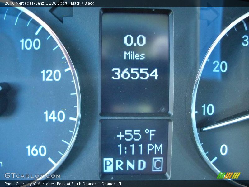 Black / Black 2006 Mercedes-Benz C 230 Sport