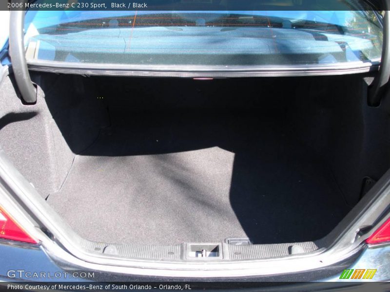 Black / Black 2006 Mercedes-Benz C 230 Sport