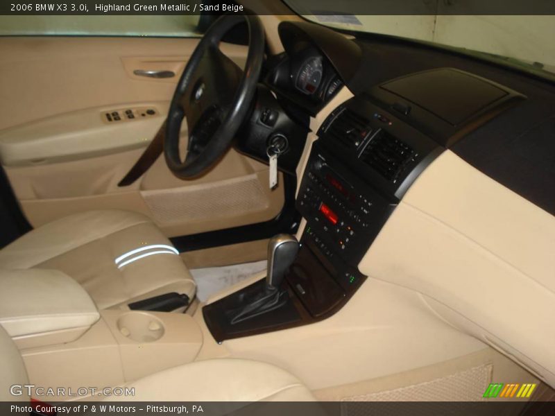 Highland Green Metallic / Sand Beige 2006 BMW X3 3.0i