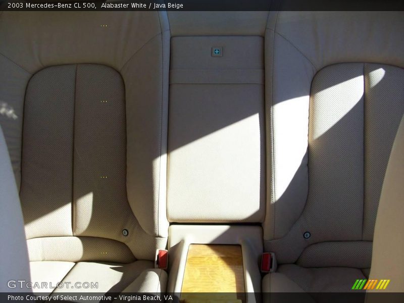 Alabaster White / Java Beige 2003 Mercedes-Benz CL 500