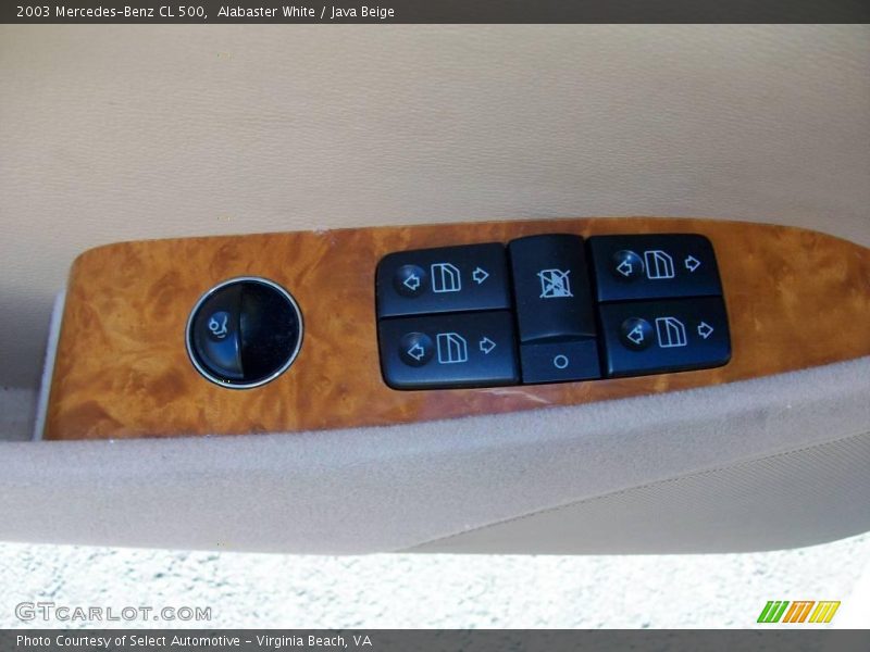 Alabaster White / Java Beige 2003 Mercedes-Benz CL 500