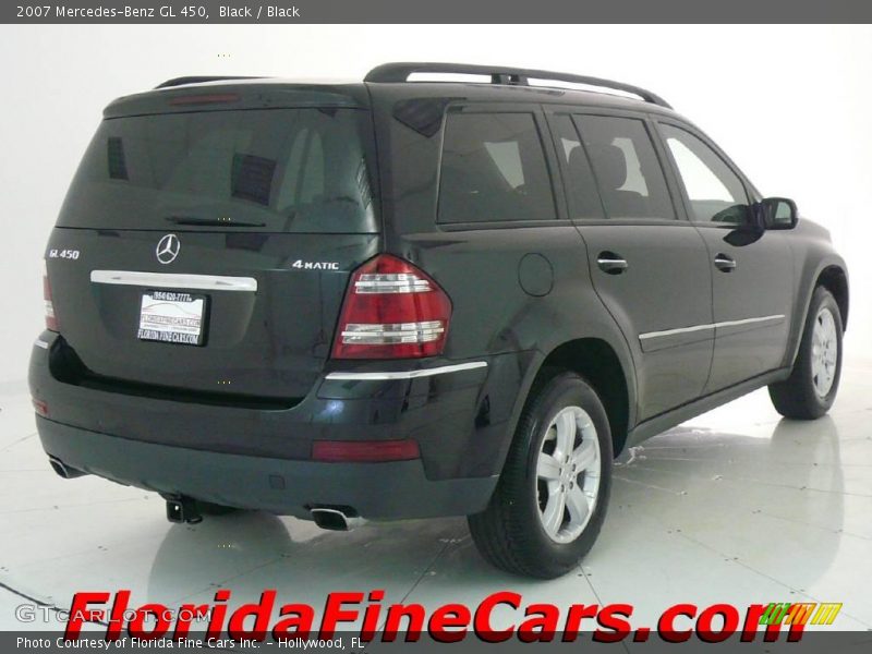 Black / Black 2007 Mercedes-Benz GL 450