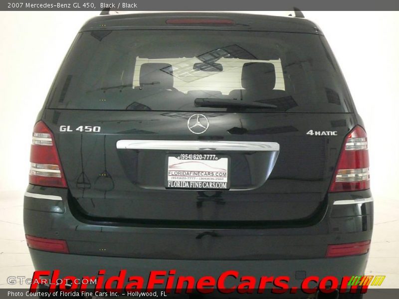 Black / Black 2007 Mercedes-Benz GL 450