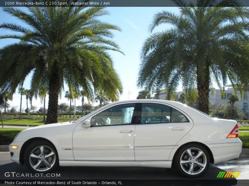 Alabaster White / Ash 2006 Mercedes-Benz C 230 Sport