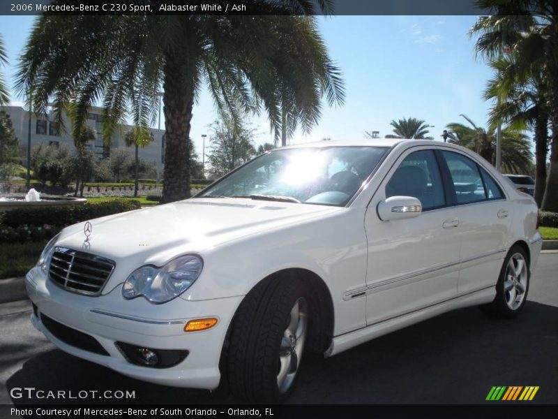 Alabaster White / Ash 2006 Mercedes-Benz C 230 Sport