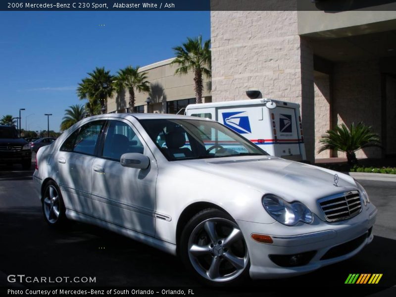 Alabaster White / Ash 2006 Mercedes-Benz C 230 Sport