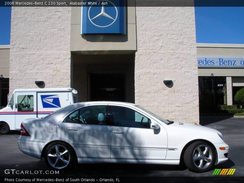 Alabaster White / Ash 2006 Mercedes-Benz C 230 Sport