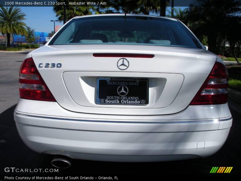 Alabaster White / Ash 2006 Mercedes-Benz C 230 Sport