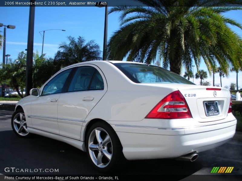 Alabaster White / Ash 2006 Mercedes-Benz C 230 Sport