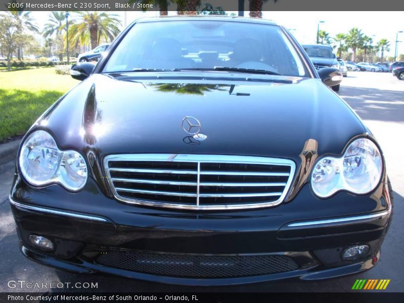 Black / Stone 2006 Mercedes-Benz C 230 Sport