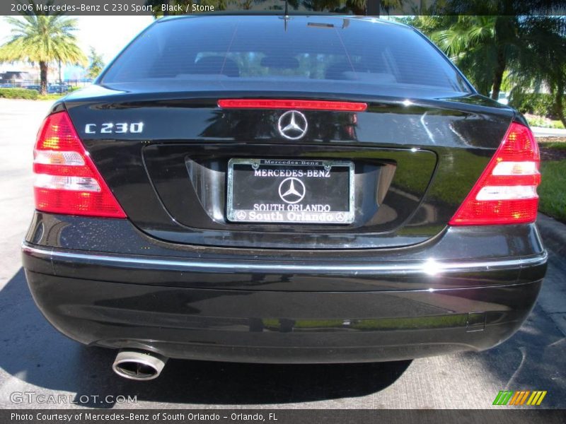 Black / Stone 2006 Mercedes-Benz C 230 Sport