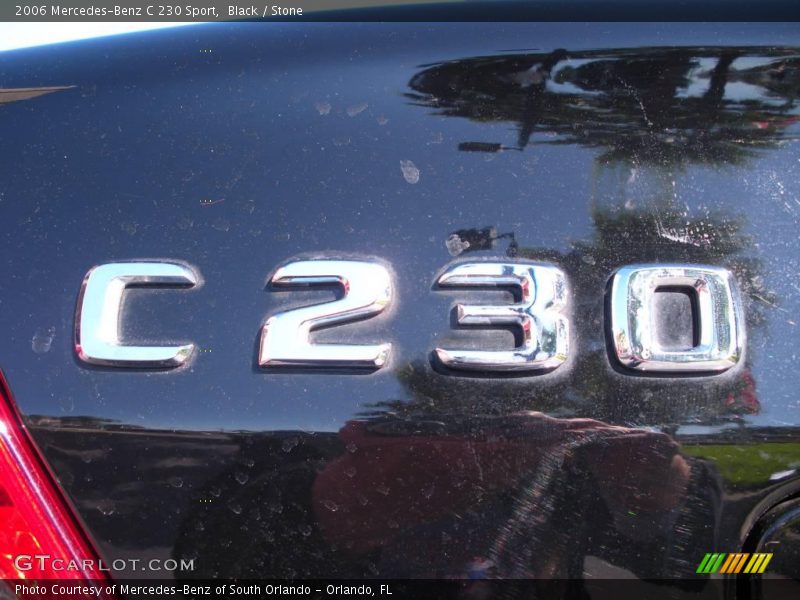Black / Stone 2006 Mercedes-Benz C 230 Sport